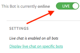Chatbot is Live